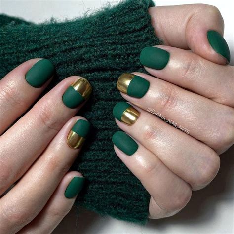 МАНИКЮР | ГЕЛЬ ЛАК | МОСКВА | on Instagram: “Матовые 💚💚💚