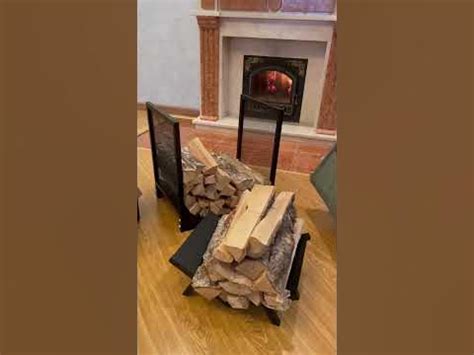 Дровник металлический Домик для дома и бани, камина, подставка для дров ...