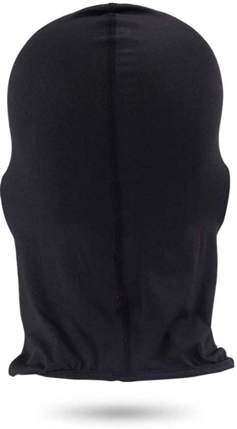 Unisex Full Face mask Breathable Cotton Balaclava Black/Grey (FreeSize ...