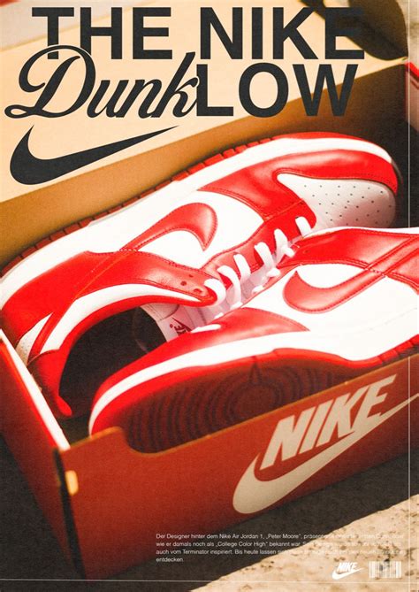 nike dunk university red poster nikedunk nike retro   air