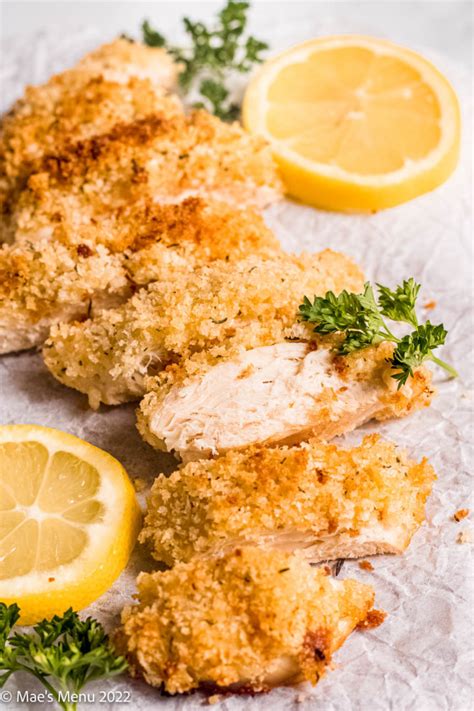 Herbed Panko Crusted Chicken - Mae's Menu
