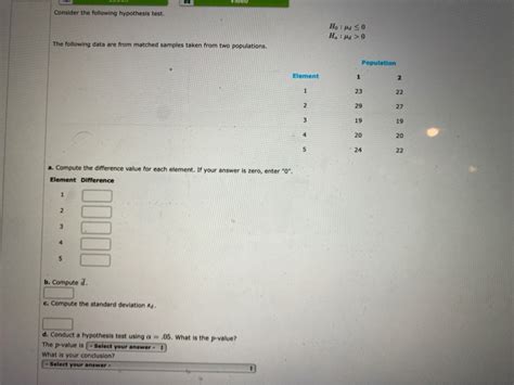 Solved Consider the following hypothesis test. H, H, : SO >0 | Chegg.com