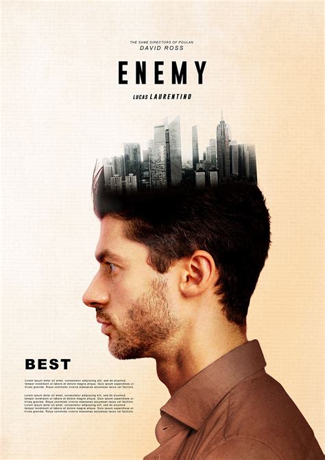 MOVIE POSTER "THE ENEMY" on Behance