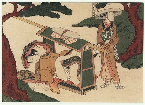 Harunobu (1724 - 1770) 18th century Shunga design, ca. 1765 - Fuji Arts ...