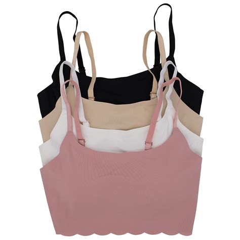 White Ivy Sport Bras Comfort Seamless Bra, Cross Back Adjustable