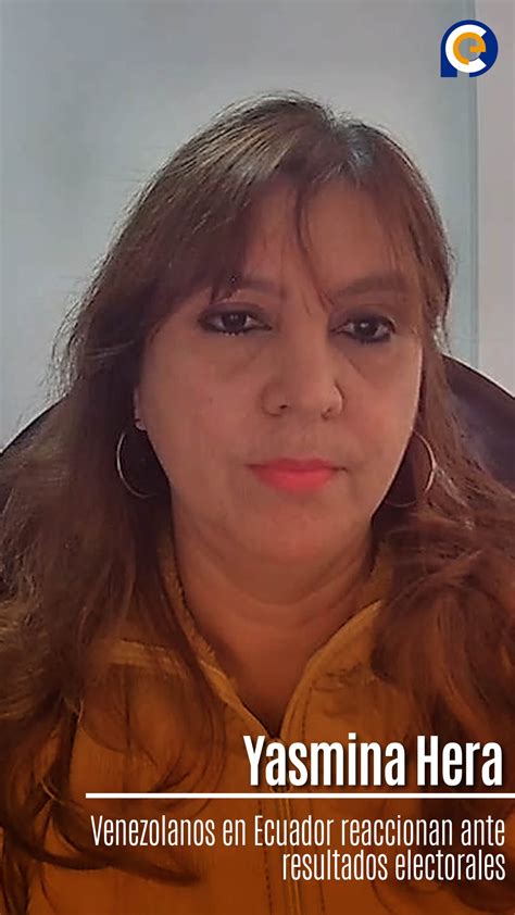 Venezolanos en Ecuador reaccionan ante resultados electorales