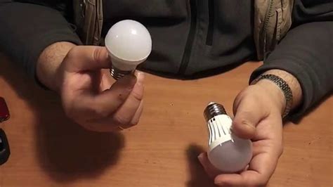 Дешёвые светодиодные (LED) лампы 6W и 9W - Обзор - YouTube