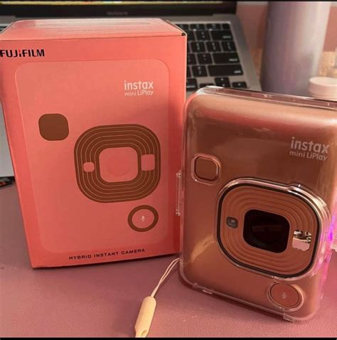Instax mini lilplay complete blush, Photography, Cameras on Carousell