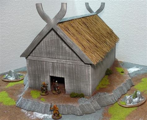 Make A Viking Longhouse Model