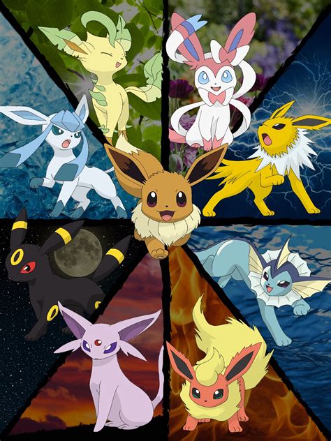 Alt Art Eevee Evolutions Evolving Skies at Mia Mullins blog