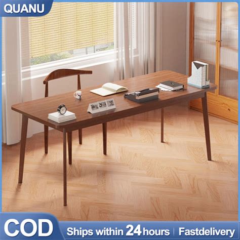 quanu cm long table office computer double desk home student study
