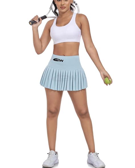 Custom Design Your Logo Tennis Skirt for Women with Pockets Shorts High