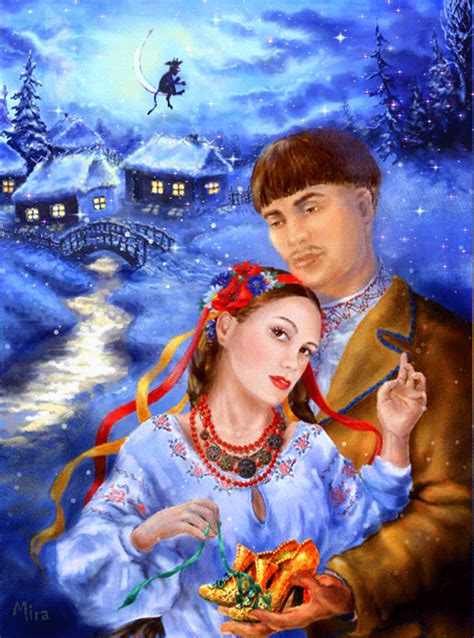 Плейкаст «НОЧЬ ПЕРЕД РОЖДЕСТВОМ!!!» | Рождественские пейзажи, Милые ...