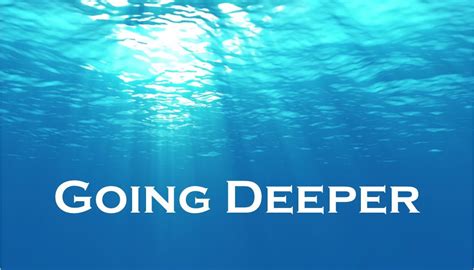 Going Deeper? – Warren Alliance Church