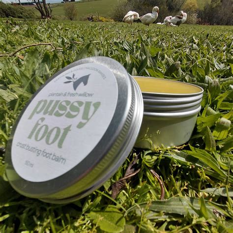 Pussy Foot with Willow & Plantain- Crust Busting Foot Balm – Earthling