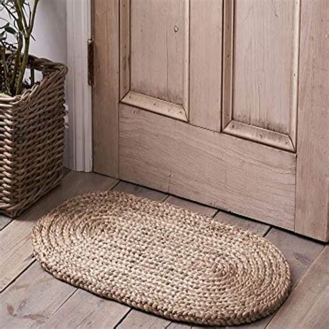 buy nr home stores natural anti slip floor jute door mat  home