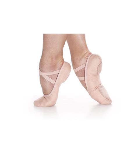 SO DANCA CANVAS ADULT SPLIT SOLE BALLET SHOES SD11 - Black and Pink Dance Supplies, Tulsa