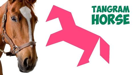 Tangrams For Kids - Tangram Horse | #voomkids