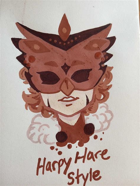 Harpy Hare Style Owl Mask by DrawerofDragons2 on DeviantArt