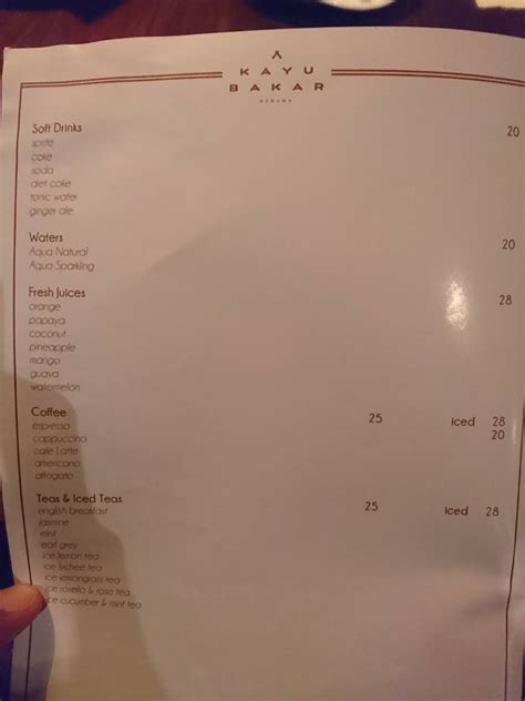 Menu at Behind The Green Door pub & bar, Mengwi