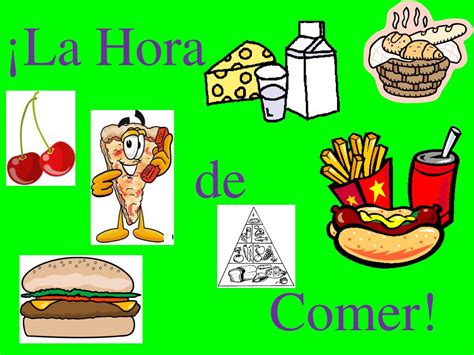 PPT - ¡La Hora de Comer! PowerPoint Presentation, free download - ID ...
