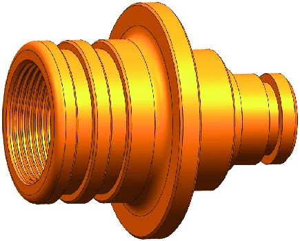 Three-dimensional model of the transmission shaft | Download Scientific Diagram