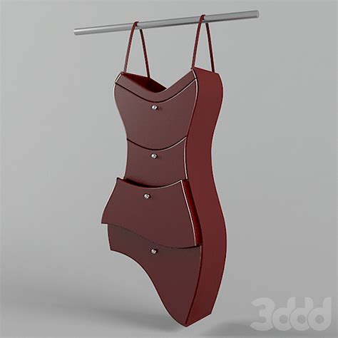 Необычный комод - Тумбы, комоды - 3D модель