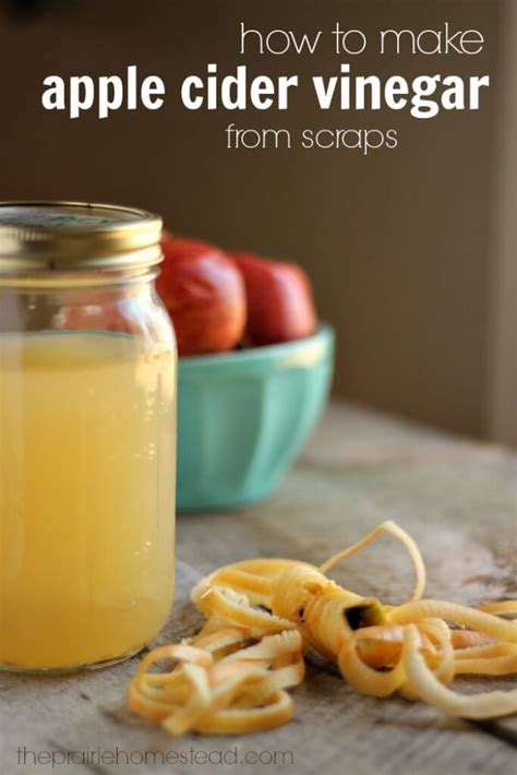 Apple Cider Vinegar from Scraps | Recipe | Make apple cider vinegar ...