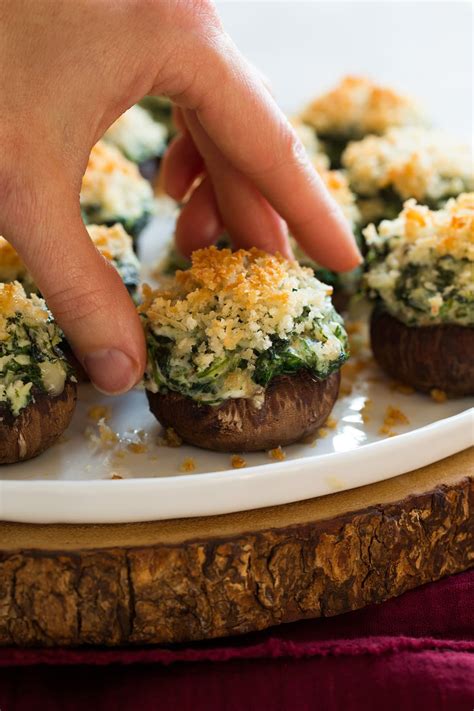Mozzarella Stuffed Mushrooms - Ricomoren