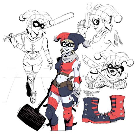 ArtStation - Harley Quinn Design.