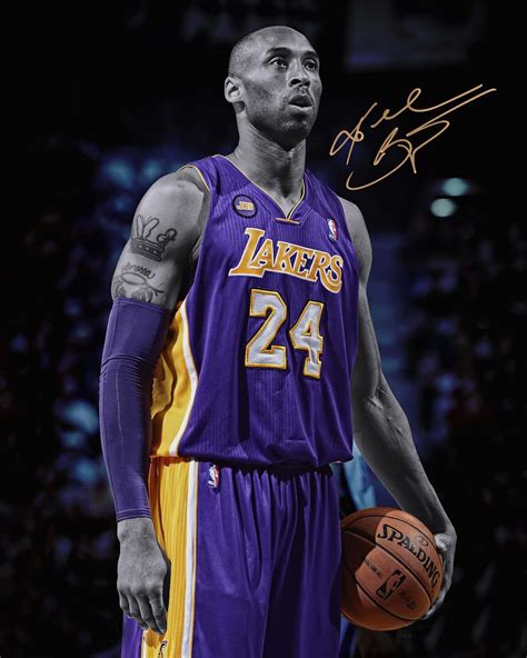 Download The Late Great Kobe Bryant - The Black Mamba Wallpaper