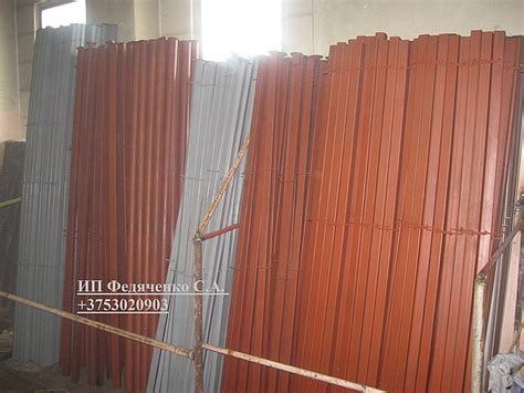 Столб из профильной трубы 60*40*2 мм 2,2 м покрытие грунт: от ...
