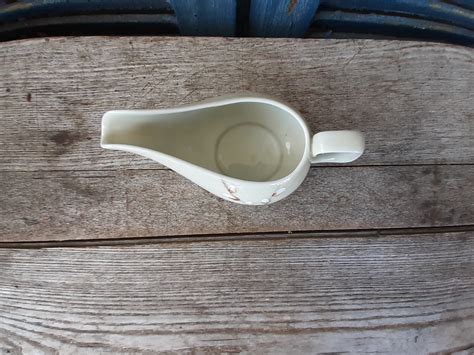 vintage texture china pussy willow gravy boat   japan etsy