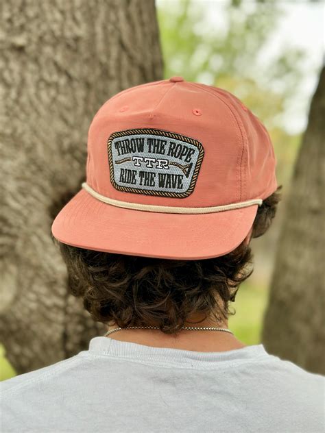 TTR Patch Hat - Salmon – Throw The Rope