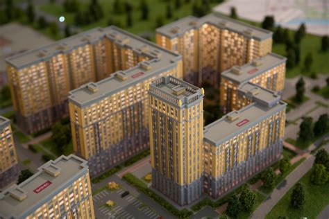 Макет жилого комплекса Цивилизация для Группы ЛСР