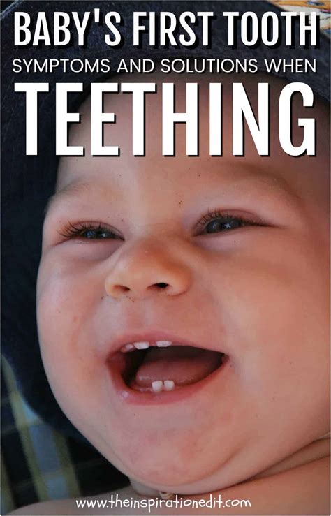 Baby's First Tooth - Symptoms of Baby Teething | The Inspiration Edit