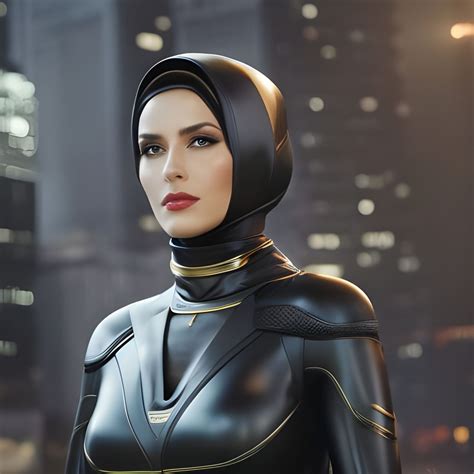Futuristic Hijab - AI Generated Artwork - NightCafe Creator