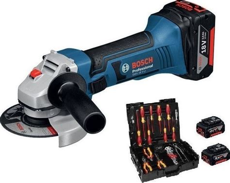 Bosch GWS 18-125 V-LI Τροχός 125mm Μπαταρίας 2x4Ah 0615990HG2 - Skroutz.gr