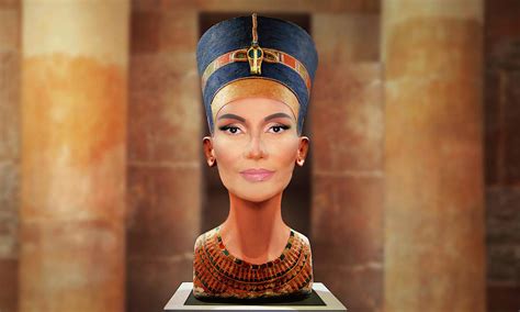 Nefertari The queen of Egypt Digital Art by Mohamed Ibrahem - Pixels