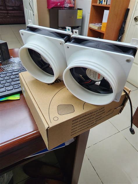 I printed guards and duct adapters for exhaust fans. : r/functionalprint
