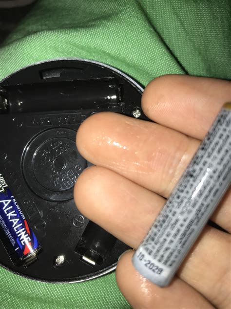Why is my new battery leaking? : r/fixit