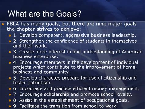 PPT - Future Business Leaders Of America (FBLA) PowerPoint Presentation ...