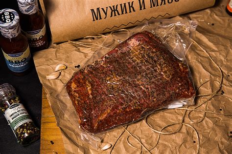 Купить Пастрами из мраморной говядины в Москве - магазин «Мужик и Мясо»