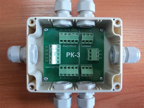 Разветвитель интерфейса РК-3, разветвительная коробка РК-3, RS-485/RS-422