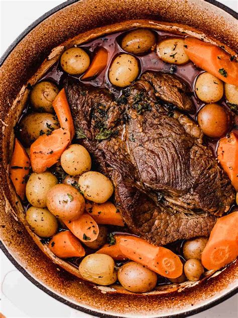 Tender Oven Pot Roast Recipe Perfect Pot Roast The Baker Upstairs