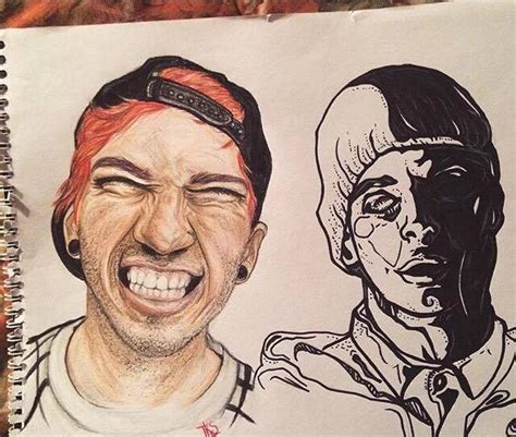 Twenty One Pilots Drawing by TkWolver on DeviantArt