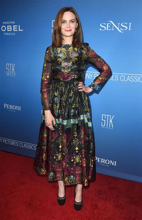 EMILY DESCHANEL at Sony Pictures Oscar Nominees Gala Dinner in Los