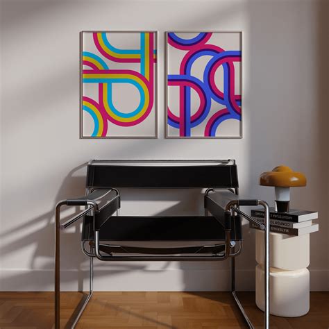 Retro Stripes Bisexual Pride Poster | LGBTQ+ Wall Prints – THE WALL SNOB