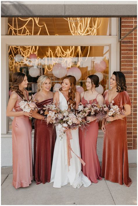 Mixed Bridesmaid Dresses, Mix Match Bridesmaids, Fall Bridesmaids