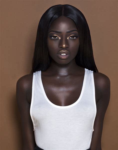 Soukeyna Diouf on Twitter | Dark skin girls, Beautiful dark skin